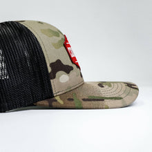 Load image into Gallery viewer, Original AR Red Patch Mid-Profile Mesh Snapback Hat