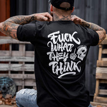 Load image into Gallery viewer, Fuck What They Think Skull Men's T-Shirt