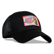 Load image into Gallery viewer, Ropin' and Pokin' Dirty Cowboys Patch SnapBack Hat