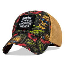 Load image into Gallery viewer, Ripstop Savin' Lives &amp; Pleasin' Wives Low Pro Snapback