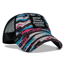 Load image into Gallery viewer, Ripstop Savin' Lives &amp; Pleasin' Wives Low Pro Snapback