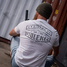 Load image into Gallery viewer, LIVING IN THE VIOLENCE MEN’S T-SHIRT