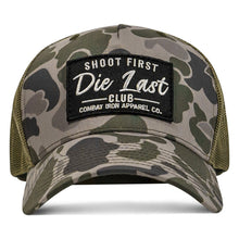 Load image into Gallery viewer, Shoot First. Die Last. Club Patch Snapback