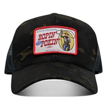 Load image into Gallery viewer, Ropin' and Pokin' Dirty Cowboys Patch SnapBack Hat