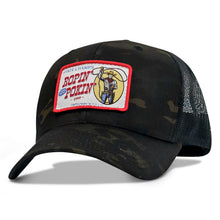 Load image into Gallery viewer, Ropin' and Pokin' Dirty Cowboys Patch SnapBack Hat