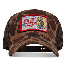 Load image into Gallery viewer, Ropin' and Pokin' Dirty Cowboys Patch SnapBack Hat