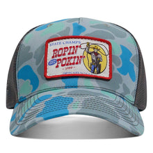 Load image into Gallery viewer, Ropin' and Pokin' Dirty Cowboys Patch SnapBack Hat
