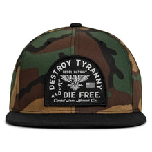 Load image into Gallery viewer, Destroy Tyranny FlatBill SnapBack Hat