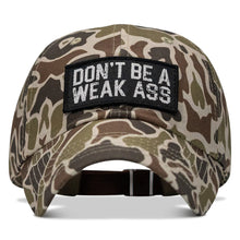 Load image into Gallery viewer, Don't Be A Weak Ass Patch Ripstop Snapback Hat