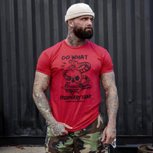 Load image into Gallery viewer, DO WHAT ORDINARY FEAR Snake &amp; Skull Men's T-shirt
