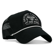 Load image into Gallery viewer, Destroy Tyranny and Die Free Patch Rope Snapback Hat