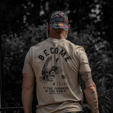Load image into Gallery viewer, Become A Threat To The Darkness Men's T-Shirt