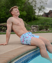 Load image into Gallery viewer, Swim Trunks - Flamingo Team Six