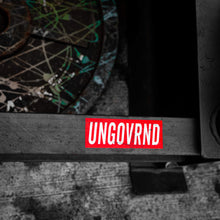 Load image into Gallery viewer, Ungovrnd Distressed Red Decal