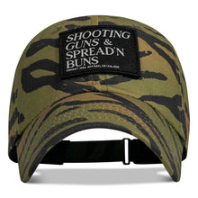 Load image into Gallery viewer, Shooting Guns &amp; Spread'n Buns Patch RipStop Low Pro Hat