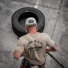 Load image into Gallery viewer, Dying is Easy. Surviving Is Hard Men's T-Shirt