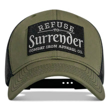 Load image into Gallery viewer, Refuse To Surrender B/W Patch Snapback Hat