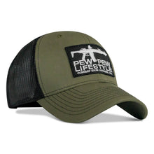 Load image into Gallery viewer, Pew Pew Lifestyle Patch Mid-Profile Snapback Hat