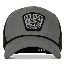 Load image into Gallery viewer, Nobody Is Coming To Save You Skull Patch Rope Snapback