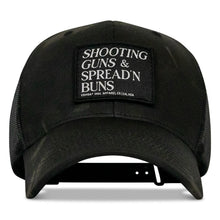 Load image into Gallery viewer, Shooting Guns &amp; Spread'n Buns Patch Snapback Hat