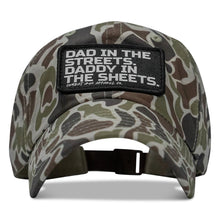 Load image into Gallery viewer, Dad in the Streets. Daddy in the Sheets. Patch RipStop Low Pro Hat