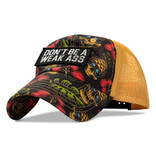 Load image into Gallery viewer, Don't Be A Weak Ass Patch Ripstop Snapback Hat