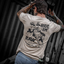 Load image into Gallery viewer, Ride 'Em Raw - Saddles Are For Sissy's Men's T-Shirt