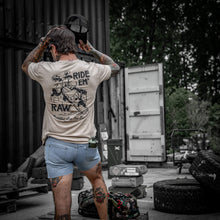 Load image into Gallery viewer, Ride 'Em Raw - Saddles Are For Sissy's Men's T-Shirt