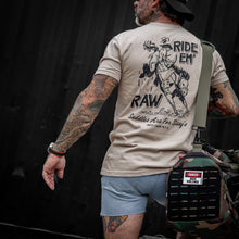 Load image into Gallery viewer, Ride 'Em Raw - Saddles Are For Sissy's Men's T-Shirt