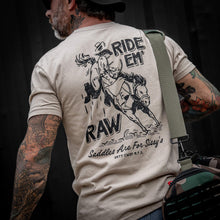 Load image into Gallery viewer, Ride 'Em Raw - Saddles Are For Sissy's Men's T-Shirt