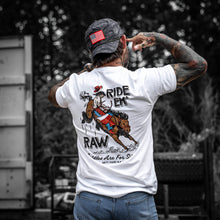 Load image into Gallery viewer, Ride 'Em Raw - Saddles Are For Sissy's Men's T-Shirt