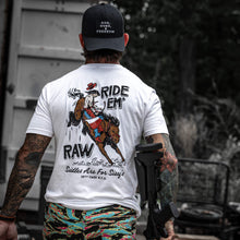 Load image into Gallery viewer, Ride 'Em Raw - Saddles Are For Sissy's Men's T-Shirt