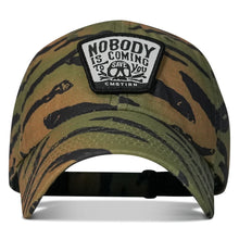 Load image into Gallery viewer, Nobody Is Coming To Save You Skull Patch Ripstop Snapback