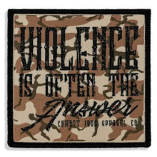 Load image into Gallery viewer, Violence is Often The Answer Soft Velcro Patch