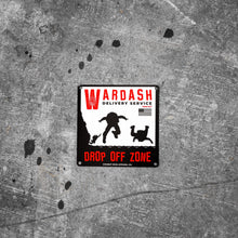 Load image into Gallery viewer, Wardash Delivery Wall Mounting Metal Sign