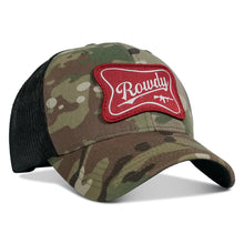 Load image into Gallery viewer, Rowdy Beer Logo Patch Snapback Hat