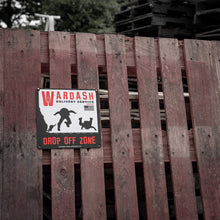 Load image into Gallery viewer, Wardash Delivery Wall Mounting Metal Sign