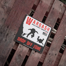 Load image into Gallery viewer, Wardash Delivery Wall Mounting Metal Sign