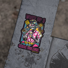 Load image into Gallery viewer, Woke Up &amp; Chose Violence Decal Sticker