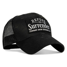 Load image into Gallery viewer, Refuse To Surrender B/W Patch Snapback Hat