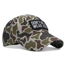 Load image into Gallery viewer, Don't Be A Weak Ass Patch Low Profile RipStop Hat