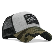 Load image into Gallery viewer, Shooting Guns &amp; Spread'n Buns Patch Snapback Hat