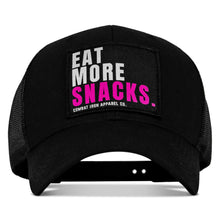 Load image into Gallery viewer, Eat More Snacks Patch Snapback Hat
