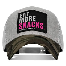 Load image into Gallery viewer, Eat More Snacks Patch Snapback Hat