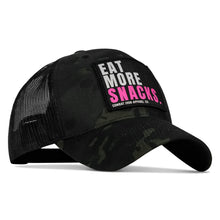 Load image into Gallery viewer, Eat More Snacks Patch Snapback Hat