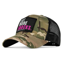 Load image into Gallery viewer, Eat More Snacks Patch Snapback Hat