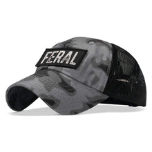 Load image into Gallery viewer, Feral Patch RipStop Mesh Snapback Hat