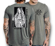 Load image into Gallery viewer, "BLIND JUSTICE" TEE (HEATHER CHARCOAL)
