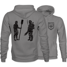 Load image into Gallery viewer, Modern and Ancient Greek Warrior Hoodie