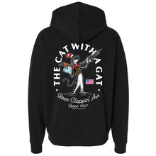 Load image into Gallery viewer, Cat with a Gat Men's Hoodie